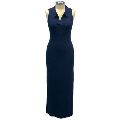 Normal Brand Marin Collared Maxi Dress