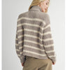 Sadie & Sage turtle neck striped sweater