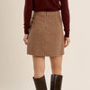 Molly Bracken Houndstooth Mini Skirt