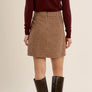 Molly Bracken Houndstooth Mini Skirt
