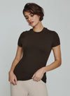 7Diamonds  Mocha Core crew neck Tee