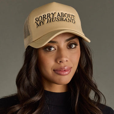 Panache Apparel Sorry About My Husband Trucker Hat