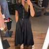 Zoe & Claire Navy Dress