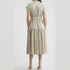 Zoe & Claire Striped Sienna Midi Dress