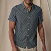 The Normal Brand Freshwater Navy Check Button Up
