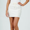 7Diamonds Infinity Elastic Waist White Skirt