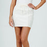 7Diamonds Infinity Elastic Waist White Skirt