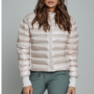 7D Champagne Puffer Jacket