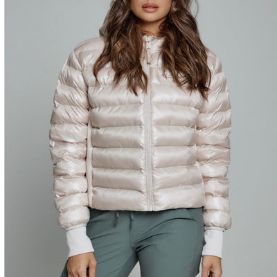 7D Champagne Puffer Jacket