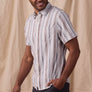 The Normal Brand Freshwater Harbor Stripe Button Up