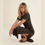 Molly Bracken Striped Tie Dress