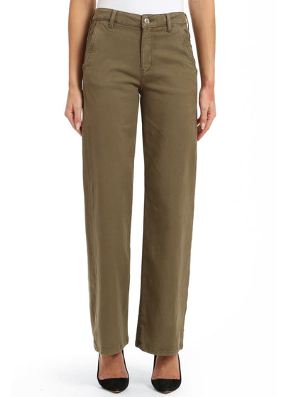 mavi miracle khaki green luxe twill