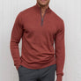 Raffi The Palmer Cinnamon Quarter Zip