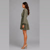 Meet Me In Santorini Gold Tapestry Button Dress