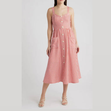 Zoe & Claire Striped Abby Dress
