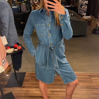 Lyssé Denim Dress - Mid Wash