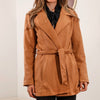 Sadie & Sage Faux Suede Belted Coat