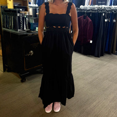 Stitch & Co. Scalloped Maxi Dress