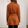 Sadie & Sage Faux Suede Belted Coat