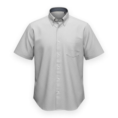 American Heritage Grey Seer Sucker Shirt