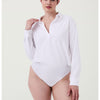 spanx white blouse bodysuit