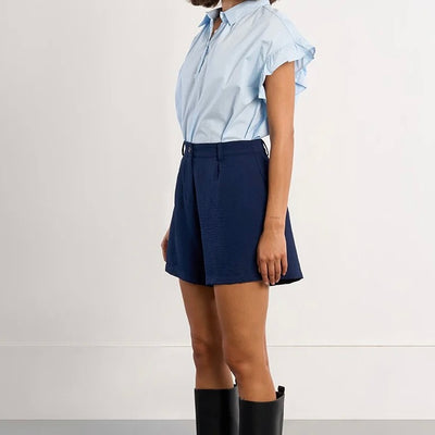 Molly Bracken Pleated Flare Shorts