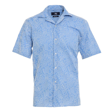 American Heritage Sky Geo Embroidered Shirt