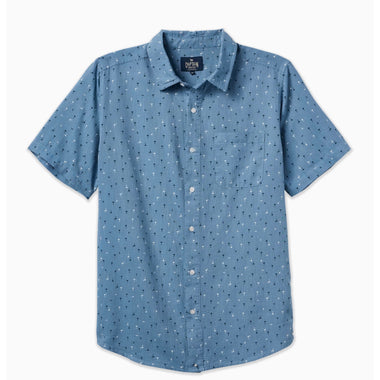 Toes on the Nose Happy Hour S/S Button Up Shirt - Chambray
