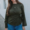 FRNCH Orchis Moss Green Long Sleeve