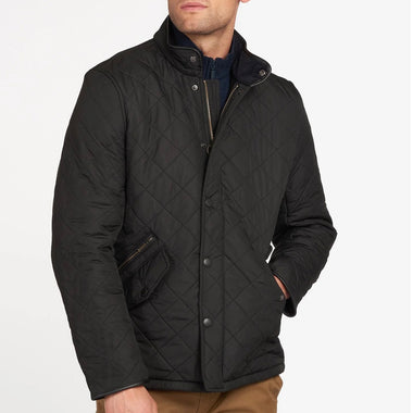 Barbour Powell Quilt Black