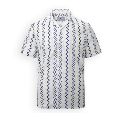 American Heritage Zig Zag Camp Collar Shirt