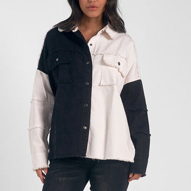 Elan Puzzled Denim Jacket