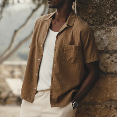 The Normal Brand Freshwater Dark Khaki Shirt
