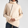 Elan cross-stitched cream sweater