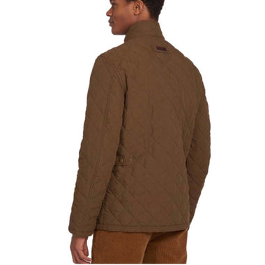 barbour dark sand shoveler quilt coat