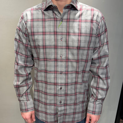 Forsyth of Canada Red Plaid Sportshirt