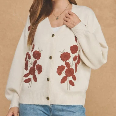 Strut & Bolt Going Places Floral Sweater
