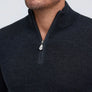 Raffi The Palmer Charcoal Quarter Zip