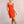 Molly Bracken Coral Back Cut Out Dress