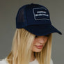 Panache Apparel “Support Blue Collar” Trucker Hat