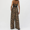 Joseph Ribkoff Cheetah Wide Leg Jumpsuit