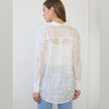 Zoe & Claire Floral Eyelet Aria Blouse