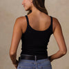 The Normal Brand Black Ribbed Tank
