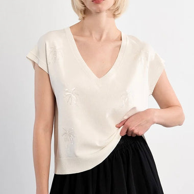 Molly Bracken Palm Sleeveless Top