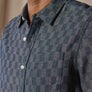 The Normal Brand Freshwater Navy Check Button Up