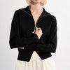 Molly Bracken Knit Zip Caridgan