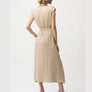 Joseph Ribkoff Belted Beige Dress