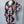 kerenhart multicolor patterned wooden clasp cardigan