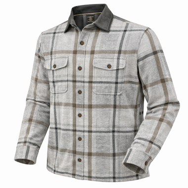 F/X Fusion Silver Stretch Flannel