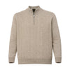 F/X Fusion Oatmeal Heather Quarter Zip